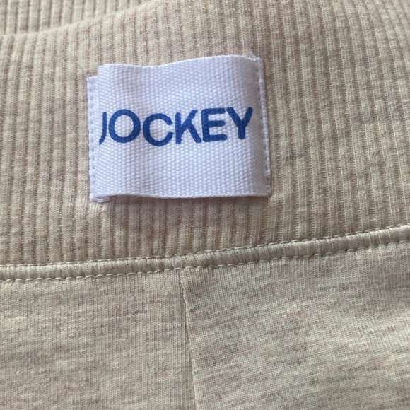 NWT Jockey Organic Cotton Blend Flare Pant Women’s Size Small in Oatmeal Heather - Picture 3 of 8